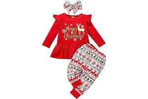 Ropa De Navidad Para Bebés Niñas 71RuDIAgEjL._AC_UL320_