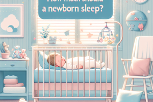 ¿Cuánto debe dormir un recién nacido?